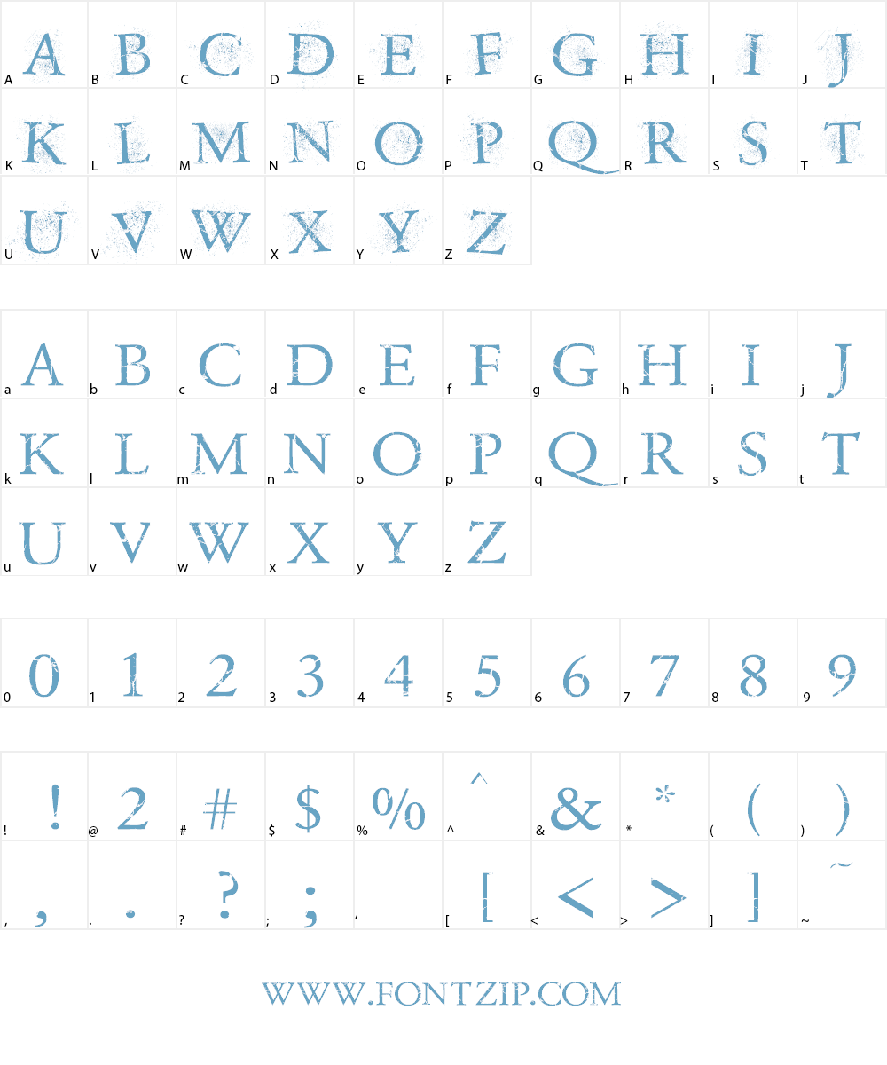 dust overhaul Font Character